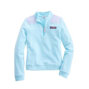 Vineyard Vines Marthas Vineyard Girl’s Seersucker Shoulder Shep Shirt